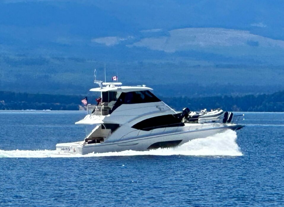 SOMEWHERE IN THE SUN passed Oak Bay at 1400 Sunday, July 30 at 18 knots sailing in the southeast direction.
The vessel departed from PAGE’S RESORT, CA on 2023-07-30 09:11 LT (UTC -7) 
SOMEWHERE IN THE SUN is a pleasure craft that was built in 2017 and is sailing under the flag of USA.
Its length overall (LOA) is 19 meters and its width is five meters.